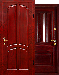 Каталог металлических дверей Из массива