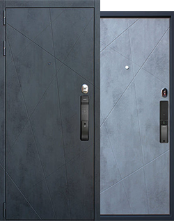 Каталог металлических дверей Серые