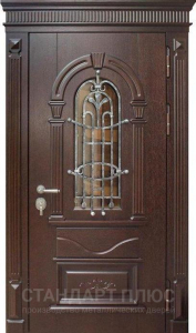 Стальная дверь Парадная дверь №385 с отделкой Массив дуба
