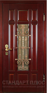 Стальная дверь Парадная дверь №386 с отделкой Массив дуба