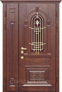 Стальная дверь Парадная дверь №372 с отделкой Массив дуба
