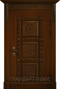 Стальная дверь Парадная дверь №375 с отделкой Массив дуба