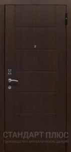 Стальная дверь МДФ №100 с отделкой МДФ ПВХ