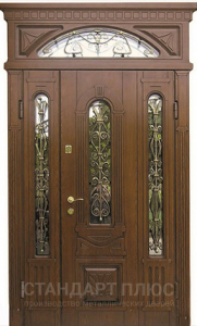Стальная дверь Парадная дверь №71 с отделкой Массив дуба