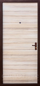 Стальная дверь Дверь эконом №35 с отделкой Ламинат