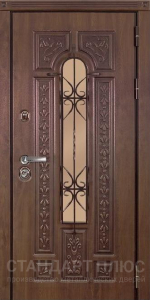 Стальная дверь Парадная дверь №412 с отделкой Массив дуба