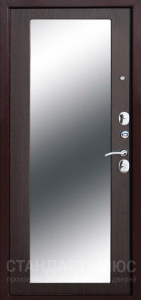 Стальная дверь С зеркалом №70 с отделкой МДФ ПВХ