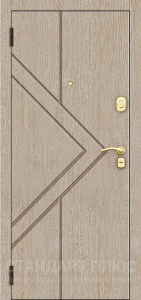 Стальная дверь Утеплённая дверь №33 с отделкой МДФ ПВХ
