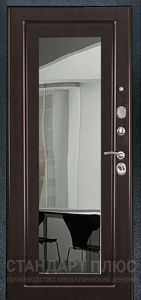 Стальная дверь С зеркалом №78 с отделкой МДФ ПВХ