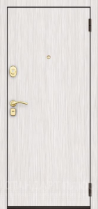 Стальная дверь С зеркалом №6 с отделкой Ламинат