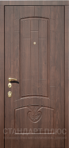 Стальная дверь С зеркалом №9 с отделкой МДФ ПВХ