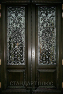 Стальная дверь Парадная дверь №12 с отделкой Массив дуба