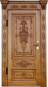 Стальная дверь Парадная дверь №38 с отделкой Массив дуба