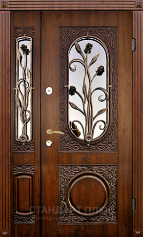 Входная дверь  с отделкой Массив дуба в Лыткарино