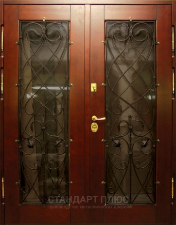 Входная дверь  с отделкой Массив дуба в Лыткарино