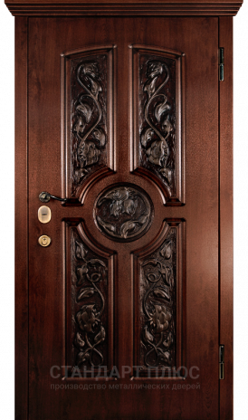 Входная дверь  с отделкой Массив дуба в Лыткарино