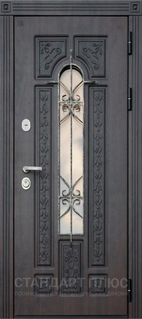 Входная дверь  с отделкой Массив дуба в Лыткарино