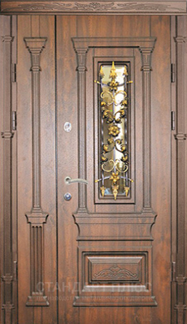 Входная дверь  с отделкой Массив дуба в Лыткарино