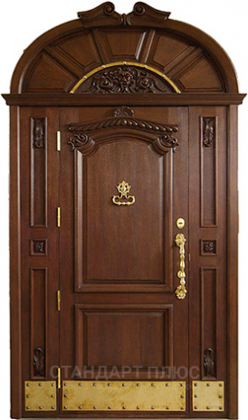 Входная дверь  с отделкой Массив дуба в Лыткарино