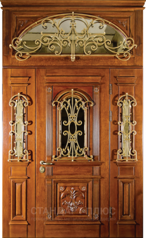 Входная дверь  с отделкой Массив дуба в Лыткарино