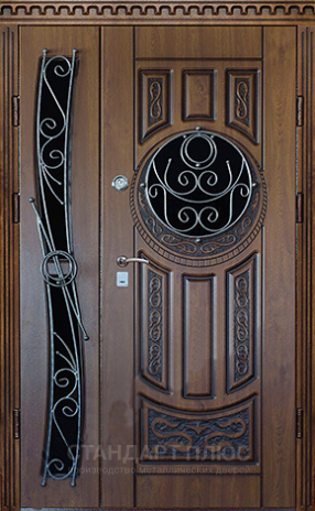 Входная дверь  с отделкой Массив дуба в Лыткарино