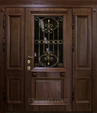 Входная дверь  с отделкой Массив дуба в Лыткарино